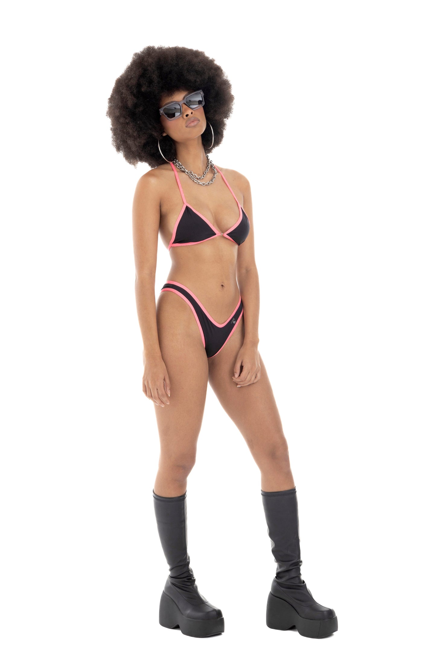 BIKINI UNBASIC BLACK/NEON