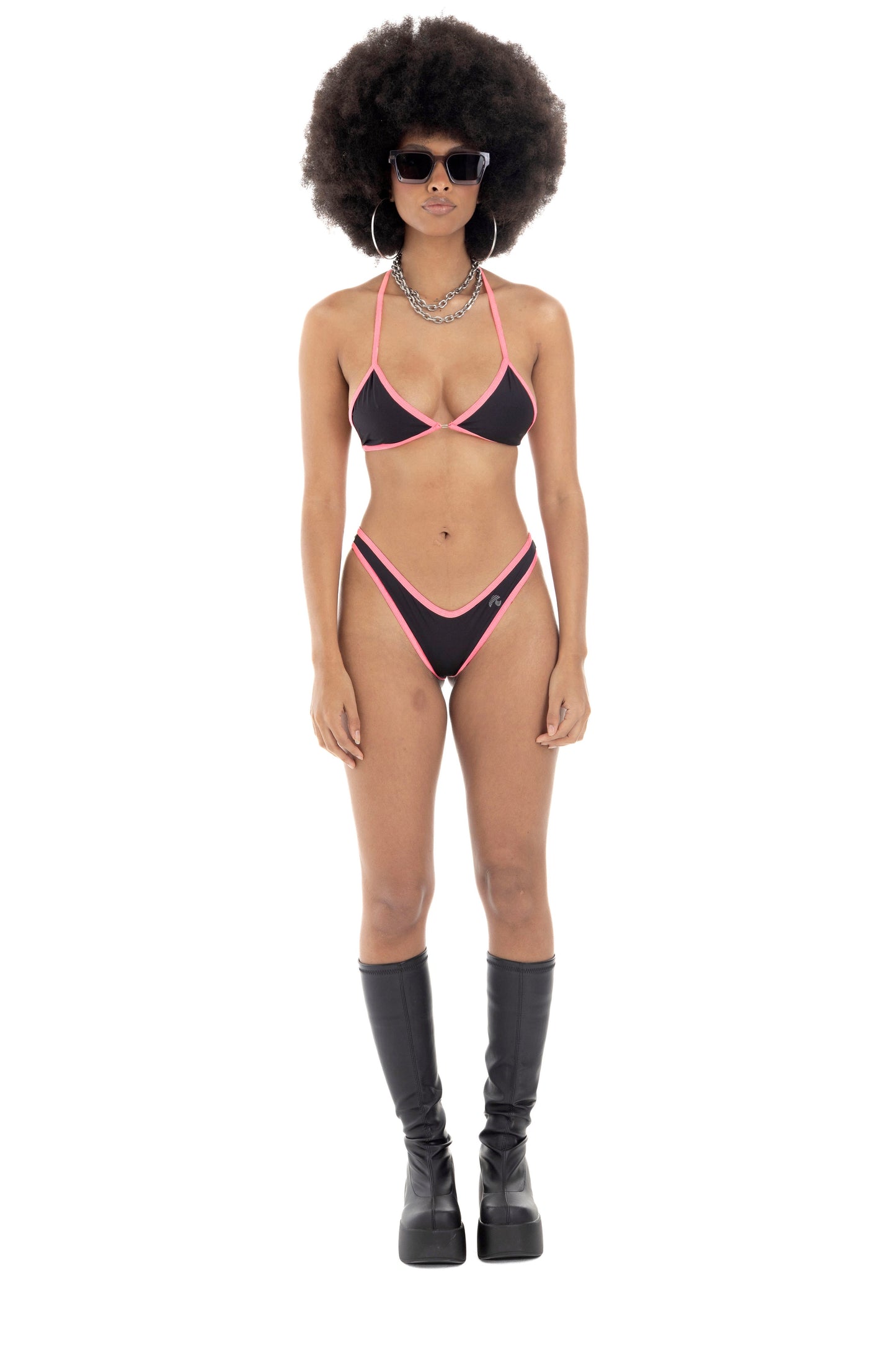 BIKINI UNBASIC BLACK/NEON