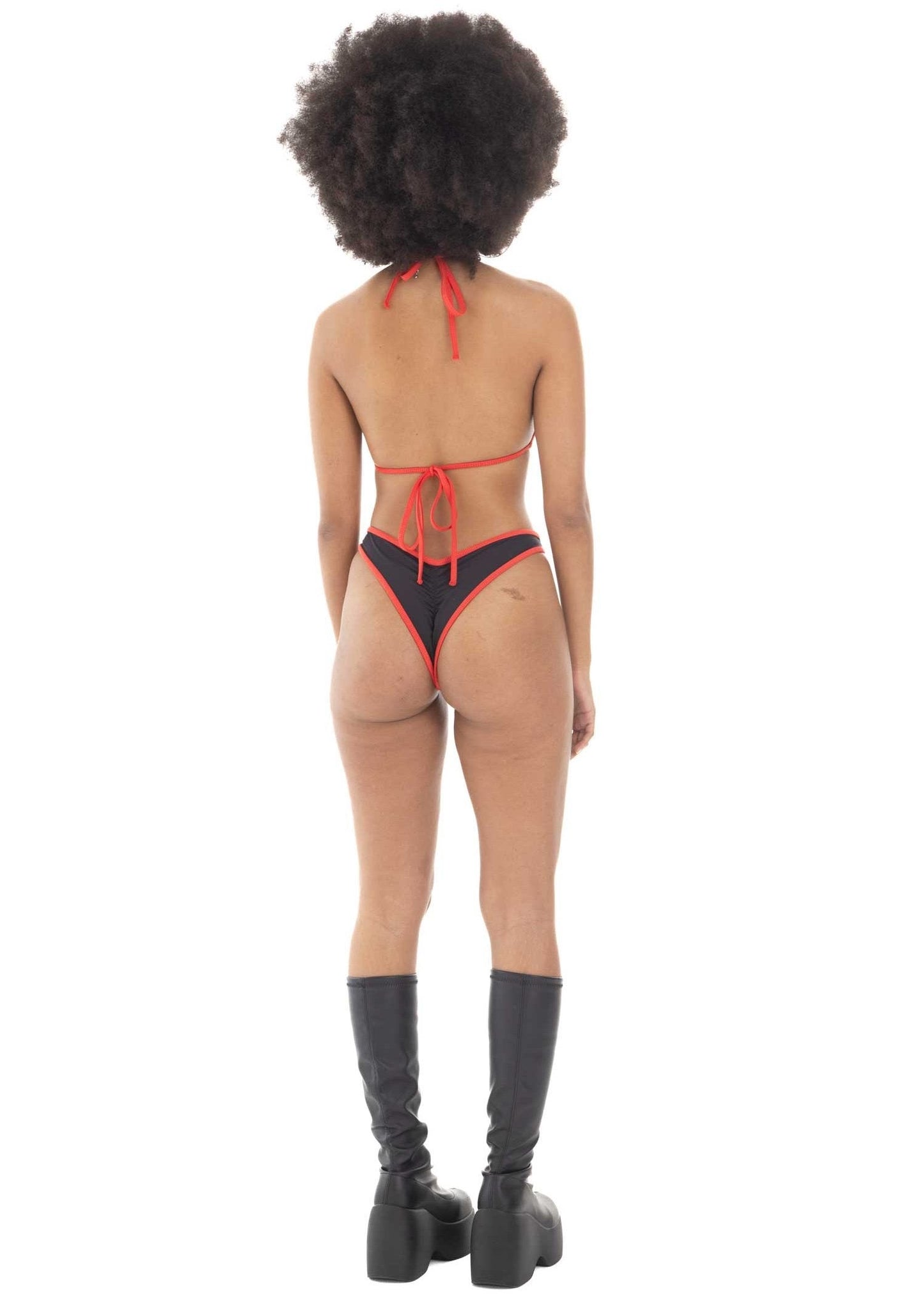 BIKINI UNBASIC BLACK/RED