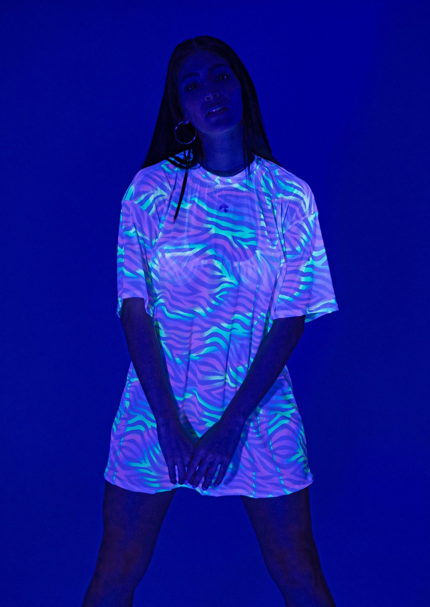 ZEBRA HOLOGRAPHIC VEST MESH