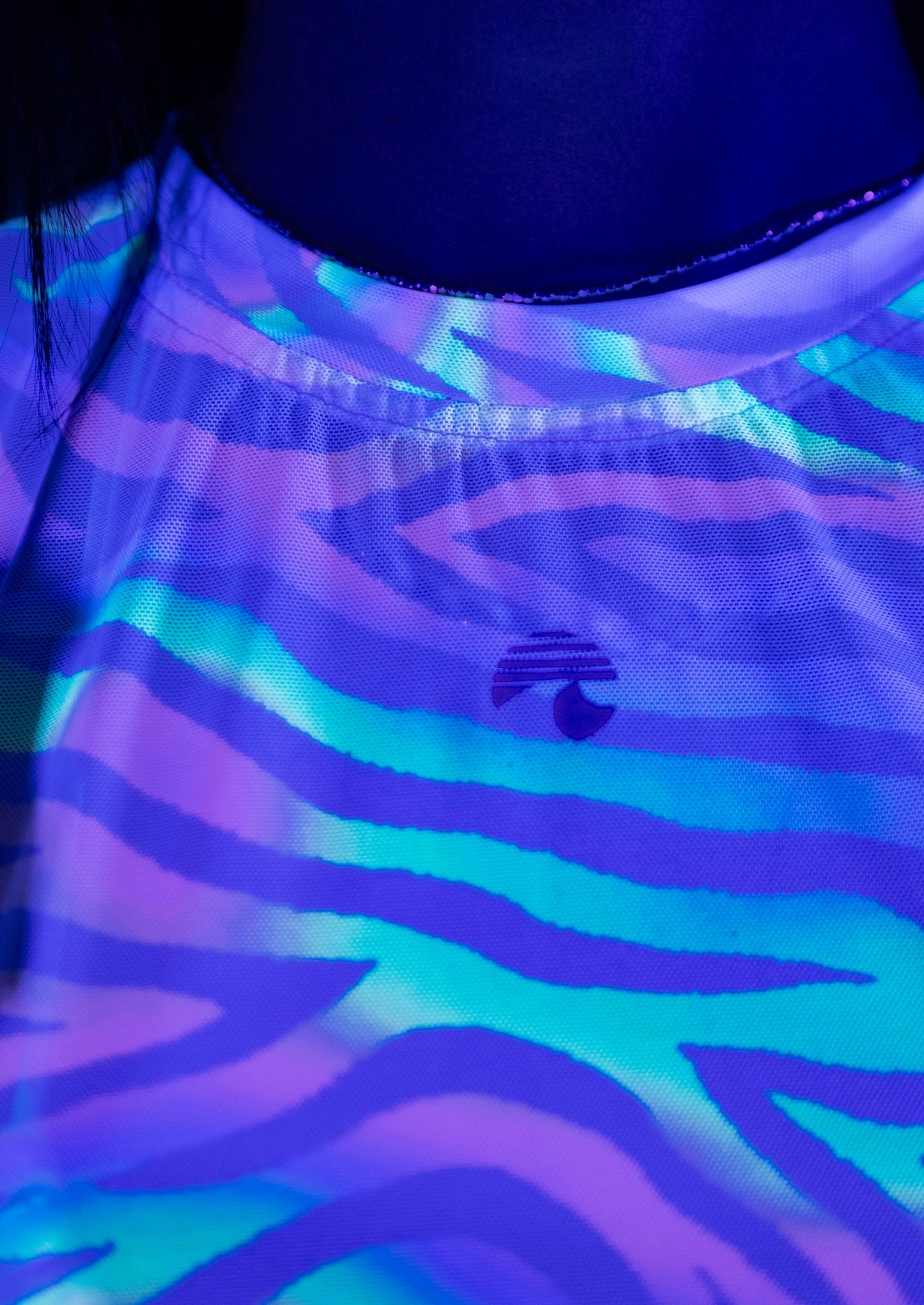 ZEBRA HOLOGRAPHIC VEST MESH